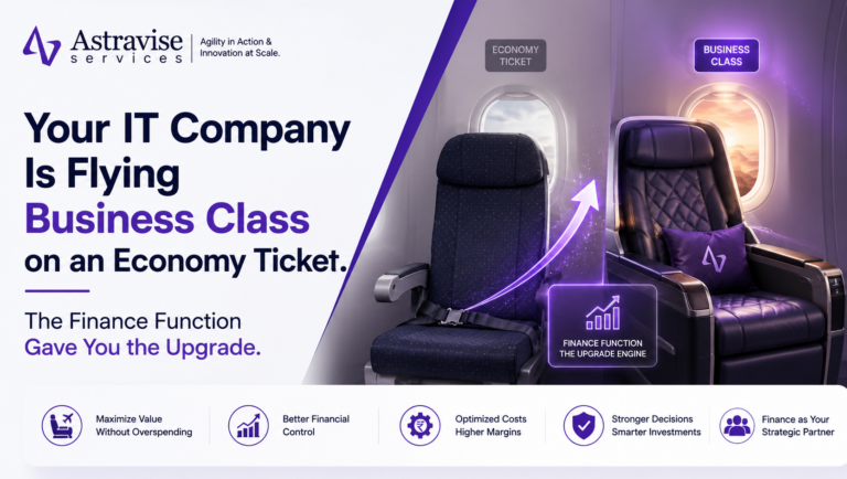 Your IT Company Is Flying Business Class on an Economy Ticket. The Finance Function Gave You the Upgrade.