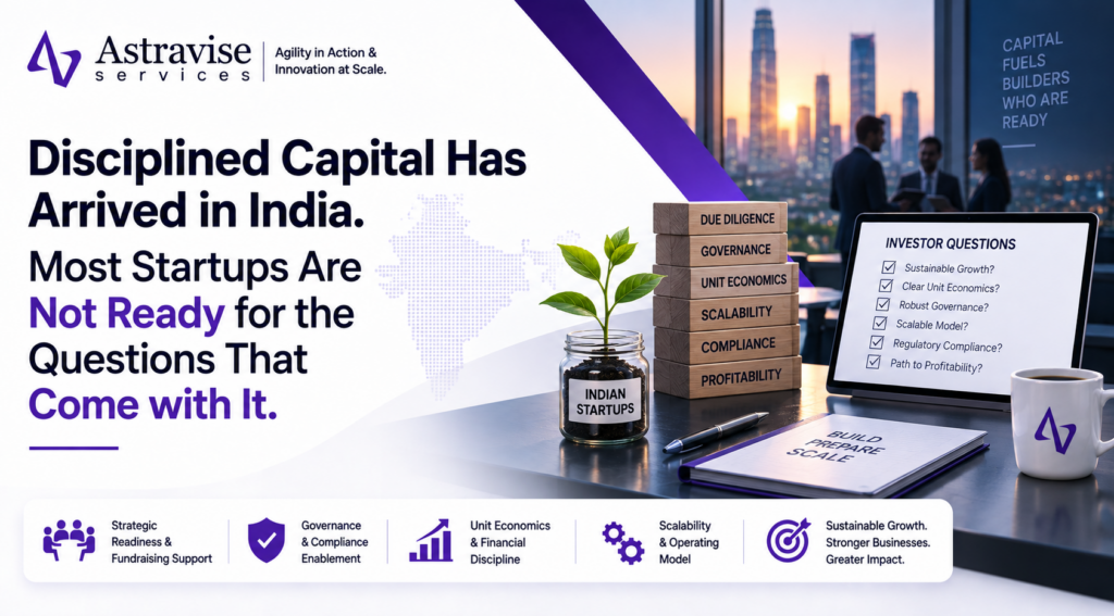Disciplined Capital Has Arrived in India. Most Startups Are Not Ready for the Questions That Come with It.
